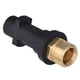 thumbnail image 1 of Adaptador para lavadora a presión,Adaptador de lavadora a presión para K2 K3 K4 K5 K6 K7,Adaptador de Espuma para Lavadora 1/4'' Conexión Rápida,Conector Rápido Hembra de Latón 2 piezas, 1 of 7