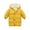 Yellow, variant on NOKIO Kids' Winter Windproof Jacket Toddler Girls Boys Autumn Winter Long Sleeve Thick Solid Color Long Down Zipper Hood Coat For 1 To 8 Years Boys' Girls' Long Sleeve Windbreaker Coat