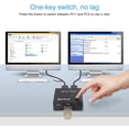 thumbnail image 3 of USB 3.0 Switch Selector, 2 in 1 Out USB Switcher for 2 Computers Share 1 USB Devices, Mouse, Keyboard, Scanner,, 3 of 5
