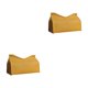 thumbnail image 3 of Toystoory Bolsa de almacenamiento de tejido de cuero PU en forma de V, soporte reutilizable recargable de gran capacidad, contenedor dispensador de Amarillo 2piezas Toystoory CBP189044, 3 of 6