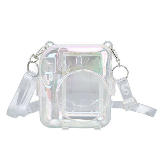 Protective Mini Camera Case, Transparent Instant Camera Case Precise Mold Opening Colorful for Traveling