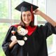 thumbnail image 5 of Graduación Doctor Oso Peluche | Animal de peluche con toga y birrete con gafas y pergamino | Muñeca de poliéster suave para regalo de graduación o decoración de oficina | 13,8 x 5,9 x 3,9 pulgadas |, 5 of 7