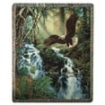 thumbnail image 2 of Eagles Flight 50" x 60" Inspirational Tapestry Throw Blanket & Angel Tote, Friendship, Religious, Sympathy, Memorial, Bereavement, 2 of 3