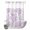 Purple, variant on No Hook Shower Curtain, Red Orange Grey Coral Coastal Shower Curtains for Bathroom with See Through Top Window, Summer Beach Seaside Nautical Waterproof & Washable Bath Curtain Stand Up Stall 36"x72"