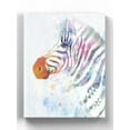 thumbnail image 1 of Watercolor Zebra I Wrapped Canvas -Victoria Borges Designs,, 1 of 3