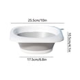 thumbnail image 3 of Gosuguu Collapsible Portable Sink | Foldable Silicone Wash Basin for Camping, Travel & Outdoor | Dishwashing & Laundry | Space-Saving Kitchen & RV Accessory, 3 of 8