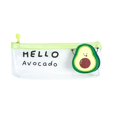 thumbnail image 1 of Estuche de lápices de Pvc transparente de aguacate lindo de dibujos animados para estudiantes de escuela primaria y secundaria ZefeiWu  8390613032430, 1 of 1