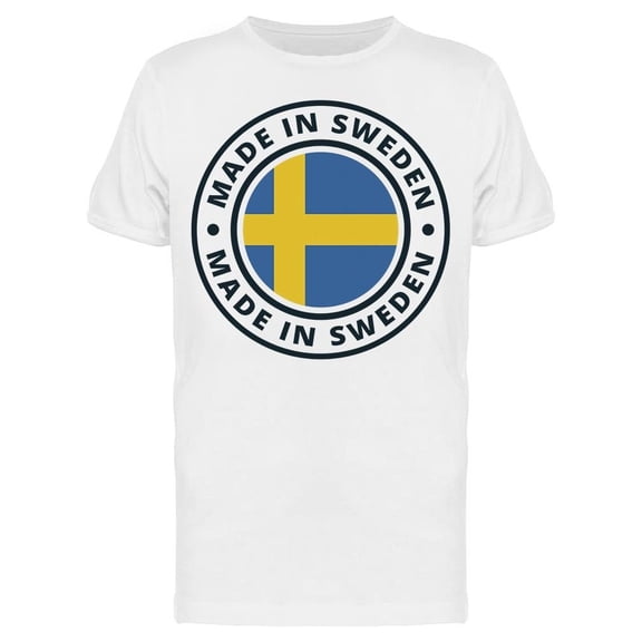 Made In Sweden Label Tee Men's -Image by Shutterstock
