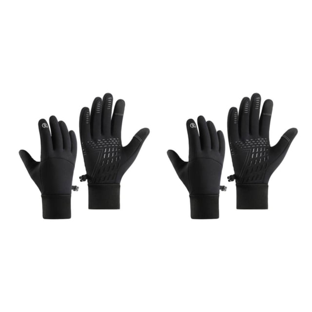 Yuarrent Guantes de invierno para una calidez y sensibilidad táctil inigualables Guantes de pantalla táctil con hebilla de conexión Negro M Negro METRO 2Conjunto