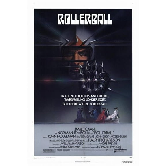 Pop Culture Graphics MOVAF5423 Rollerball Movie Poster Print, 27 x 40