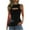 Black, variant on ZyeKqe Tank Tops for Women Cut out Front Sleeveless Shirts Crewneck Loose Fitted Summer Blouses
