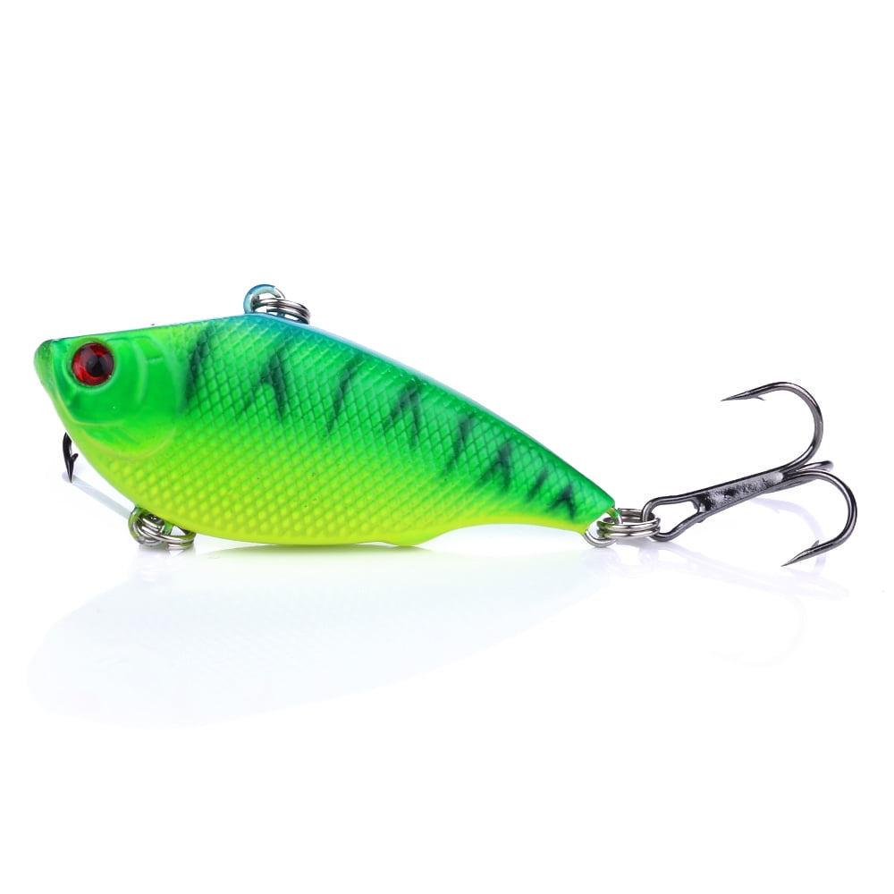 HENGJIA Fishing Lures, 10 Pack Lipless Crankbaits for Bass, Minnow VIB Hard Baits Sinking Slowly 4.92ft Fishing Lure for Saltwater Freshwater Bass, Redfish, Trout, Walleye