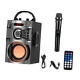 thumbnail image 2 of Xuanheng Karaoke Machine with Microphone Gift with Remote Control Portable Speaker BT Black, 2 of 8