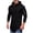 Black, variant on Men'S Slim Round Neck Long-Sleeved T-Shirt Zipper Bottoming Shirt T-Shirt Black 10(XL)