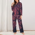 thumbnail image 2 of Naloa Fireworks3 Pajamas for Women Set, Womens Pajama Sets, Lounge Sets for Women, 2pjs for Women-X-Large, 2 of 7