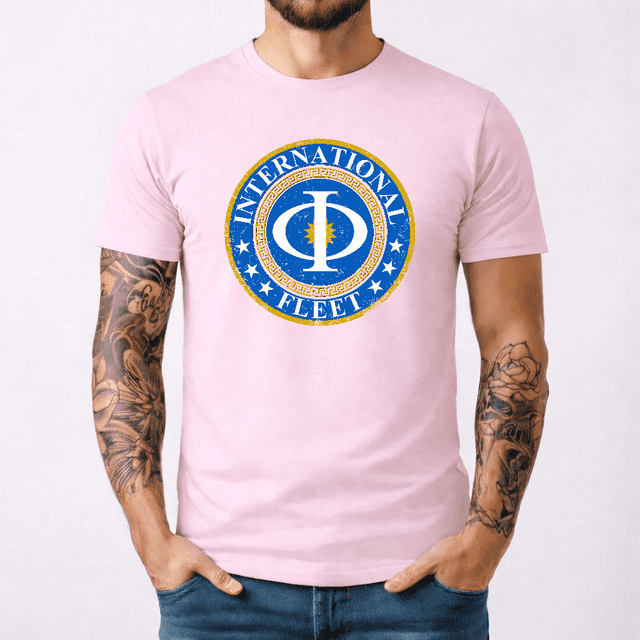 Vintage INTERNATIONAL FLEET LOGO T-SHIRT - Ender®s Orson Scott Card Game T-Shirt