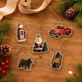 thumbnail image 4 of Christmas Decor With 24 Pcs 2D Acrylic Hanging Ornament Blind Box for Adults & Beginners DIY Craft Holiday Wall Decor Very Delightful Festive Gift Set for Hobbyist Home Decoration, 4 of 9