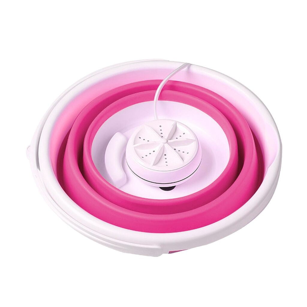 10L Portable Washing Machine, Collapsible Mini Laundry Washer, Smart Alternating Turbine Cleaning Unit, Automatic Power Off Washing Tub, Multi Scene Travel Fabric Care Appliance