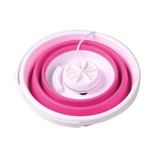 EGNMCR Scrubbers pour le nettoyage de la laveuse portable Tub pliable rotatif de la turbine à laver 4 Ajusta Bassin de lavage collapsible