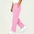 thumbnail image 4 of Gamviast Boys Open Bottom Sweatpants with Ankle Zippers Casual Athletic Track Pants Elastic Waist Relaxed Fit Back To School Gym Lounge Pants with Pockets Pink 9-10Years, 4 of 8