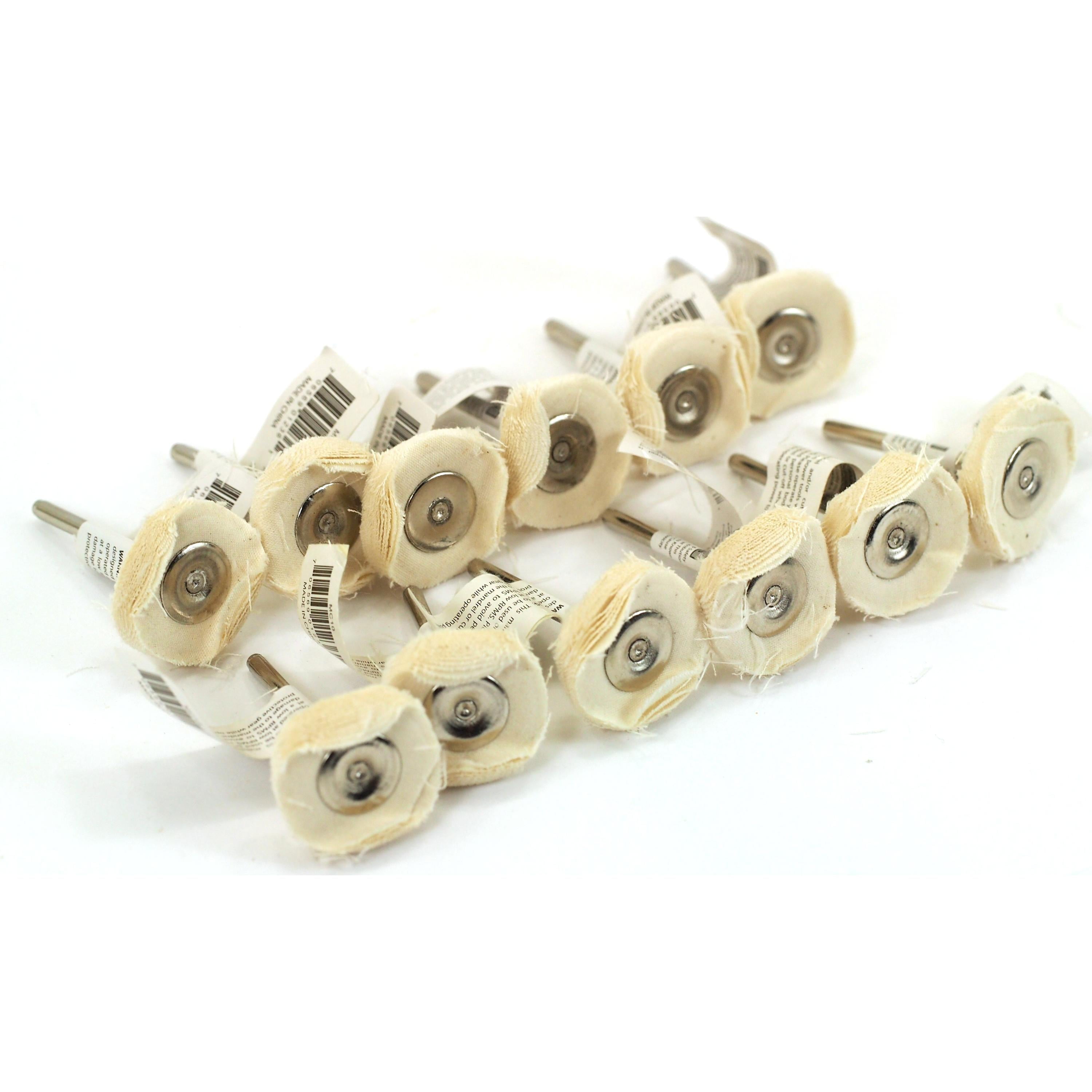 12 Buffing Wheels Buffing Polishing Rotary Tools fits Dremel 1 3/4" x 1