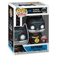 thumbnail image 3 of Funko Pop! Super Heroes: Dia De Los Muertos Batman Exclusive 3-Piece Bundle - Glow in The Dark DC Collectible Figure #409 with Heavy Duty Sliding Monkey Sorter and Pop Protector - GITD Edition 58180, 3 of 4