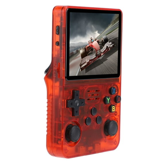 Game Console, Handheld Game Console Dual System 3.5 Inches IPS Color Display for Home Travel 64G