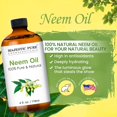 thumbnail image 2 of Majestic Pure Neem Oil - 100% Pure Cold Pressed - Great For Skin Care, Hair Care, Massage Oil, Nails, Acne, & Moisturizer for Dry Skin , 4 fl oz, 2 of 7