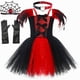 thumbnail image 2 of Disfraz de vampiro de Halloween para niñas, vestido de fiesta de carnaval, gótico, zombi, demonio, reina malvada, tutú, ropa elegante para niñas, 2 of 5