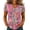 Pink_#07, variant on Sewkxo Womens Summer Tops Short Sleeve Basic Casual V Neck T Shirts Trendy Fashion 2026 Top,Black 3XL