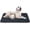 Dark Gray, variant on Dog Bed Soft Dog Crate Pad Mat for Medium/Large Dogs 36 in Non-Slip Bottom Washable Dog Sleeping Mattress Pet Beds Cat Beds Kennel Pads, Dark Blue