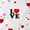 White, variant on Goodtrade8 Short Sleeve Valentines Womens Shirts Plus Size Valentines Womens Clothes Printed Crew Neck Love Heart Casual Womens Tops