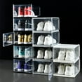 thumbnail image 1 of IFANLANDOR 5Ud Caja Para Guardar Zapatos Resistente Con Transparente Y Apilable Para Armarios, 1 of 8