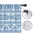 thumbnail image 4 of Blackout Kids Curtains,Boho Blue Geometric Ethnic Pattern Childrens Insulated Curtains Set Of 2,Bedroom Essentials,Toddler Room Decor 42x54in(106x137cm), 4 of 5