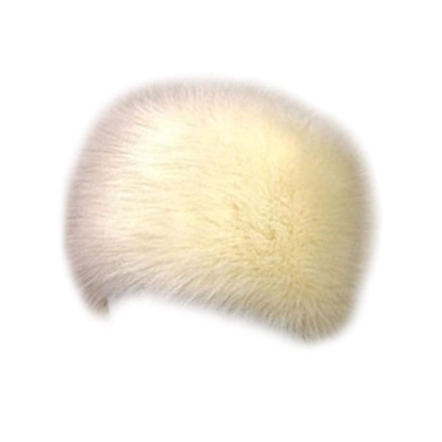 Gorro de piel sintética de invierno Unisex, gorro de , gorro de esquí, gorro de esquí grueso para Snowboard, viajes, motocicletas, Blanco SM SunniMix Sombrero de invierno