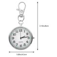 thumbnail image 4 of Nurse Watch Hanging Pocket Watch Metal Keychain Watch Fashionable Pocket Watch, 4 of 9