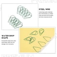 thumbnail image 3 of 10Pcs Paper Note Metal Clips Decorative Bills Clamp Dripping Shaped Pin Office Accessories, 3 of 4