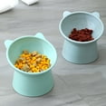 thumbnail image 6 of Cat Food Bowls Feed Inclined 15 ° Non-slip Elevated Cat Bowls Anti-overturning Tilted Slow Raised, 4.6in Cat Food and Water Bowls Set Dog Kitten Food Dishes Pet for Cat Clearance, 6 of 6