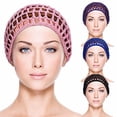 thumbnail image 1 of kurtrusly 4piece Exquisite Craft Polyester Mesh Hair Cap For Universal Sleeping Hair Net Wig Polyester Made Type 4, 1 of 6
