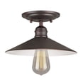 thumbnail image 2 of Forte Lighting 7259-01-32 1 Light 10" Wide Semi Flush Ceiling Fixture - Bronze, 2 of 2