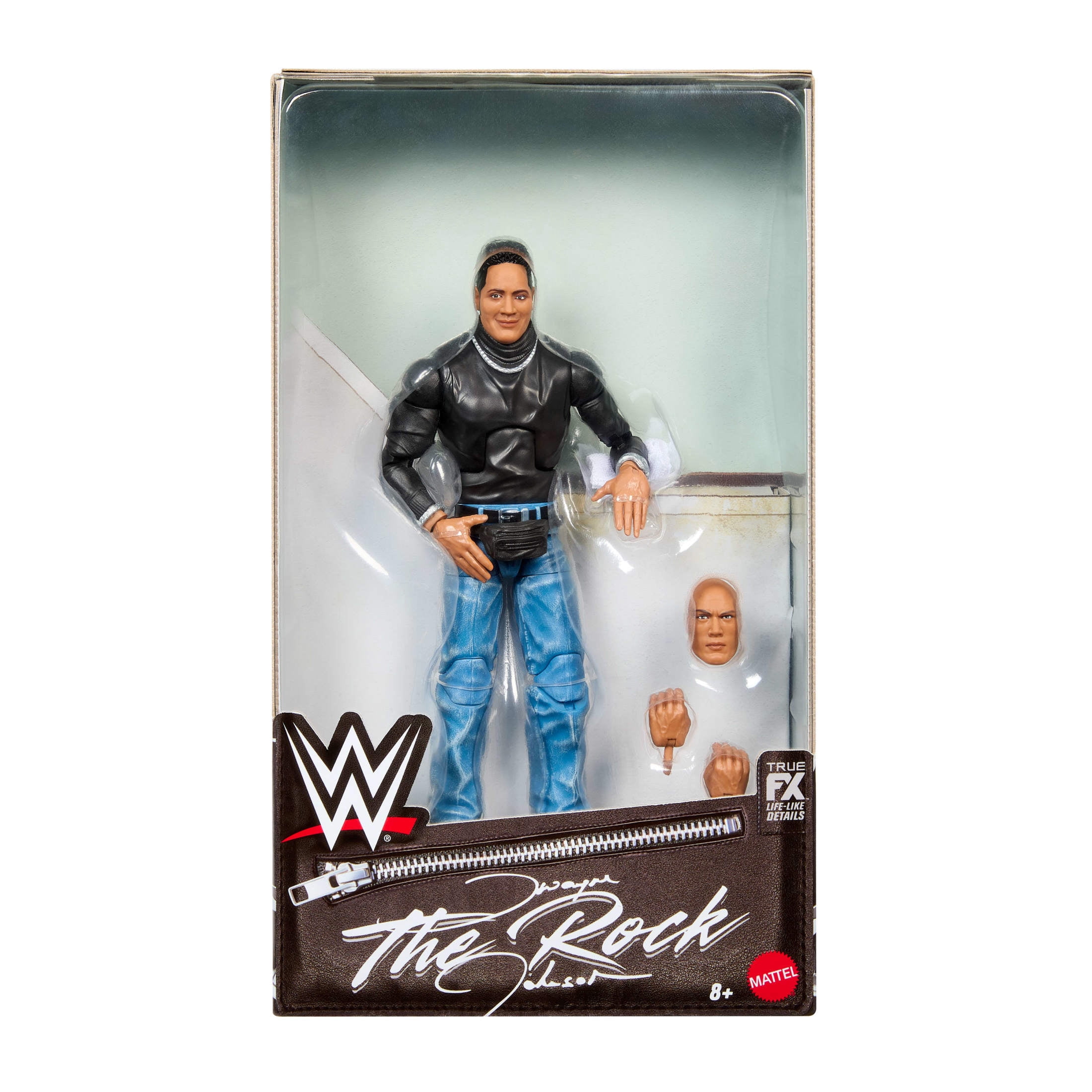 WWE Elite Collection The Rock Action Figure & Accessories, 6-inch Collectible Set (Styles May Vary)