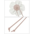 thumbnail image 3 of Women's Flower Waist PU Leather Belt Boho Skinny Rope Floral Dress Belt Dusty Pink One Size, 3 of 6