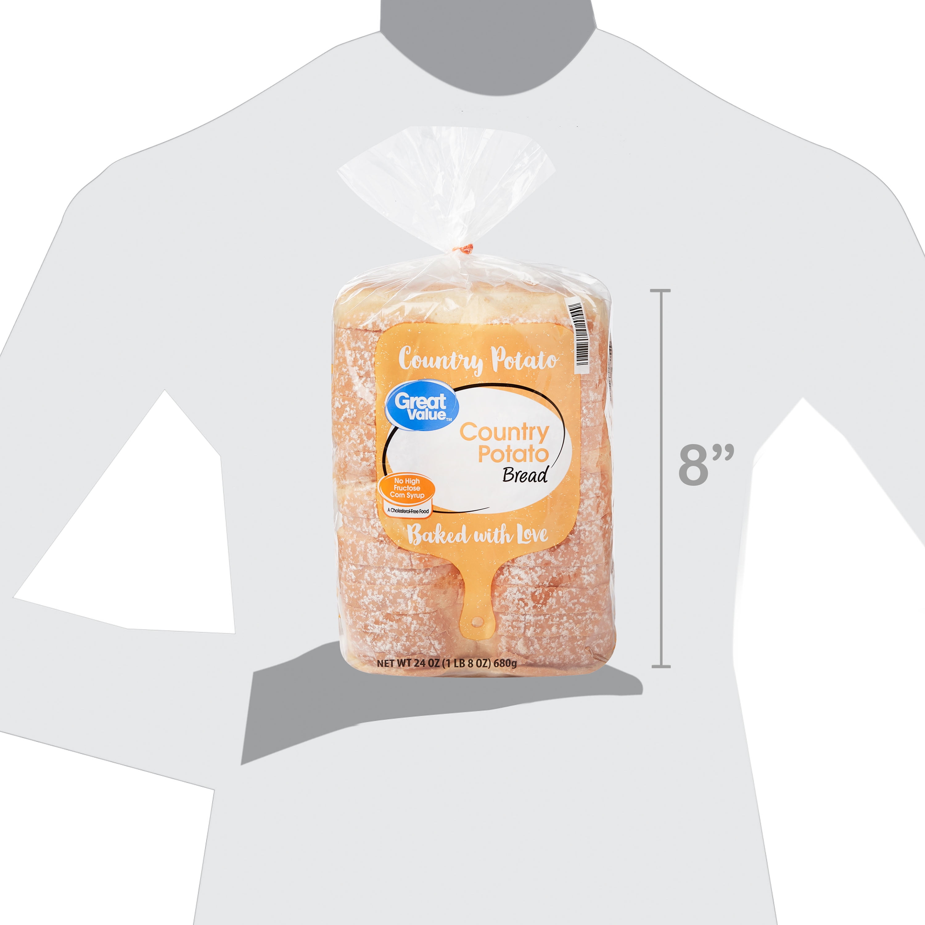 Great Value Country Potato Bread Loaf, 24 oz