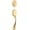 White, variant on Kwikset 699BWLIP-26D Belleview Dummy Exterior Handleset Satin Chrome Finish