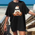 thumbnail image 6 of Bogo Spring Blouses For Women 2025 V Neck Womens Summer Tops Casual Short Sleeve Round Neck Shirts Womens Blouses Short Sleeve Cotton T-Shirts For Women Graphic Tees Funny Cats, 6 of 6