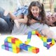thumbnail image 4 of Color Serpiente Regla Rompecabezas Plegable Cubo Twist Juguete Educativo Niños Cubos (72) Ndcxsfigh Nuevos Originales, 4 of 9