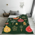 thumbnail image 5 of Zufioo Christmas Fleece Blanket Queen Size,Plush Bed Blanket,Ultra Soft Throw Blanket,Plush Fuzzy Cozy Blanket Perfect for Bed,Couch-50"x40", 5 of 7