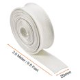 thumbnail image 2 of Protectores de cable de aislamiento de manga de fibra de vidrio de alta temperatura Uxcell 9.8 pies 20 mm / 0.79" blanco, 2 of 4