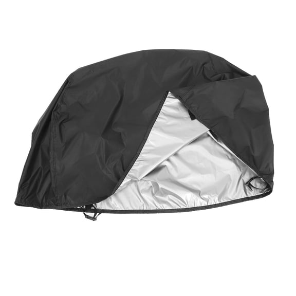 NICERIO Outdoor Water Table Cover Black Oxford Cloth with Windproof for Outdoor Use 1Pcs