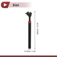thumbnail image 4 of Unique Bargains Bike Seat Posts 31.6x400mm Suspension Shock Absorber Black Red Aluminum Alloy, 4 of 8